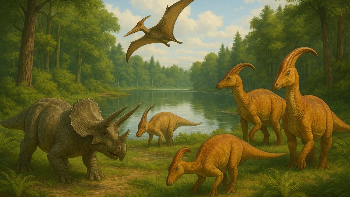 Динозавры до падения астероида