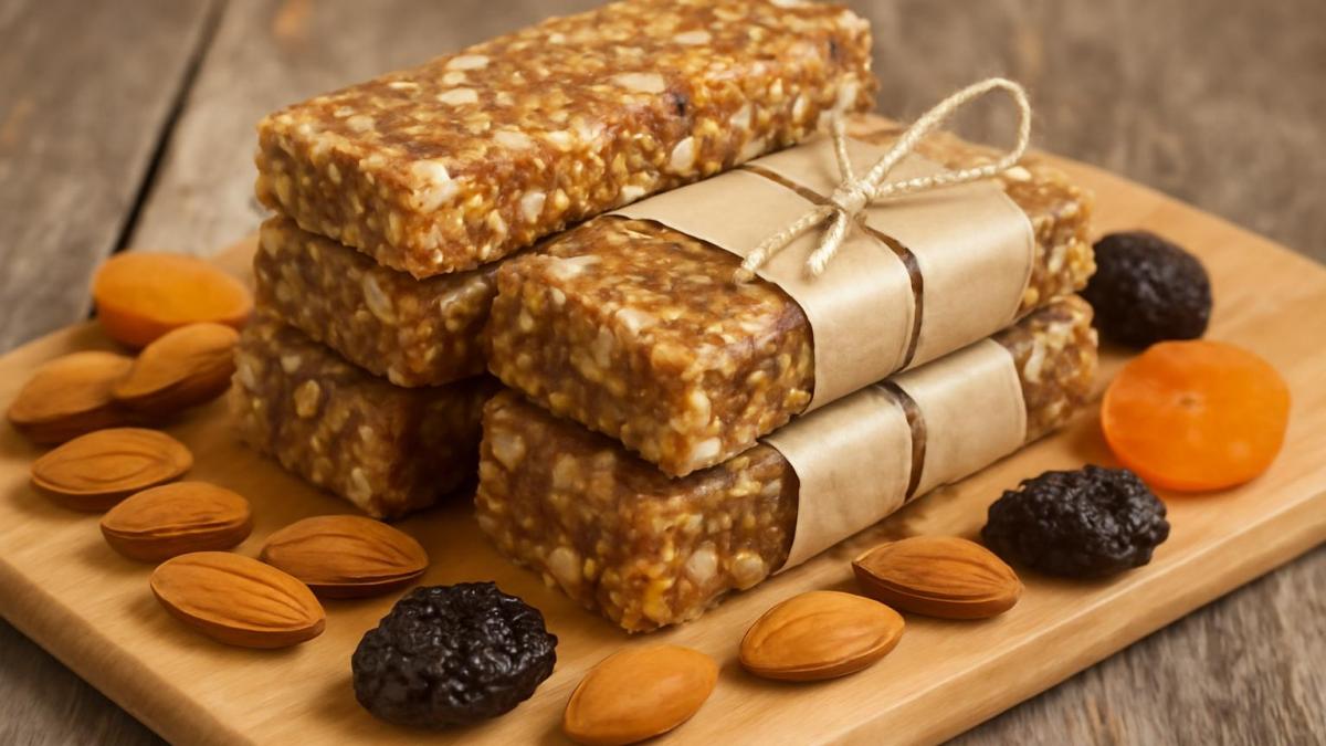 Энергетические батончики с орехами и сухофруктами