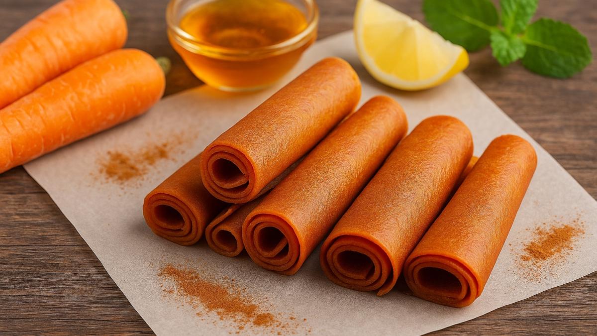 Морковная пастила с мёдом