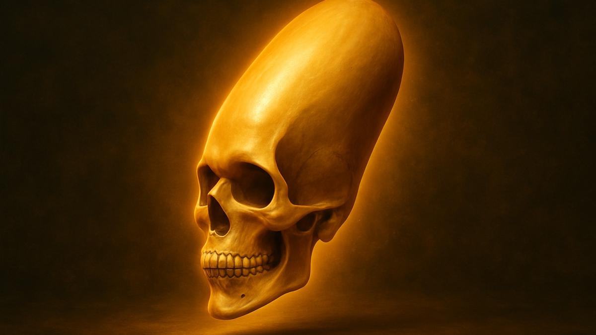 Сияющий удлиненный череп Сияющий удлиненный череп