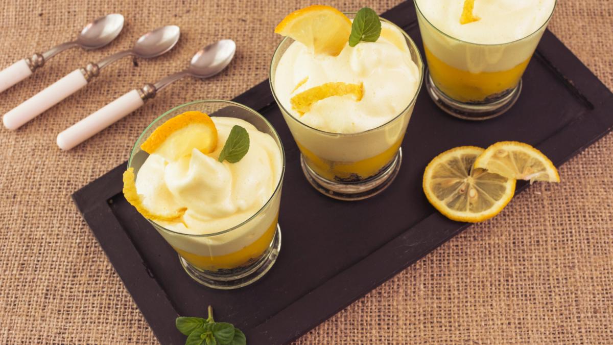 Лимонный пудинг