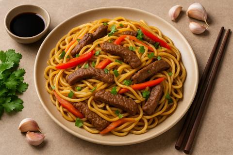 Эксперты по ЗОЖ: лапша с говядиной и овощами подходит для сбалансированного питания