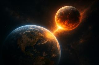 Луна могла возникнуть после трёх последовательных катастроф — MNRAS