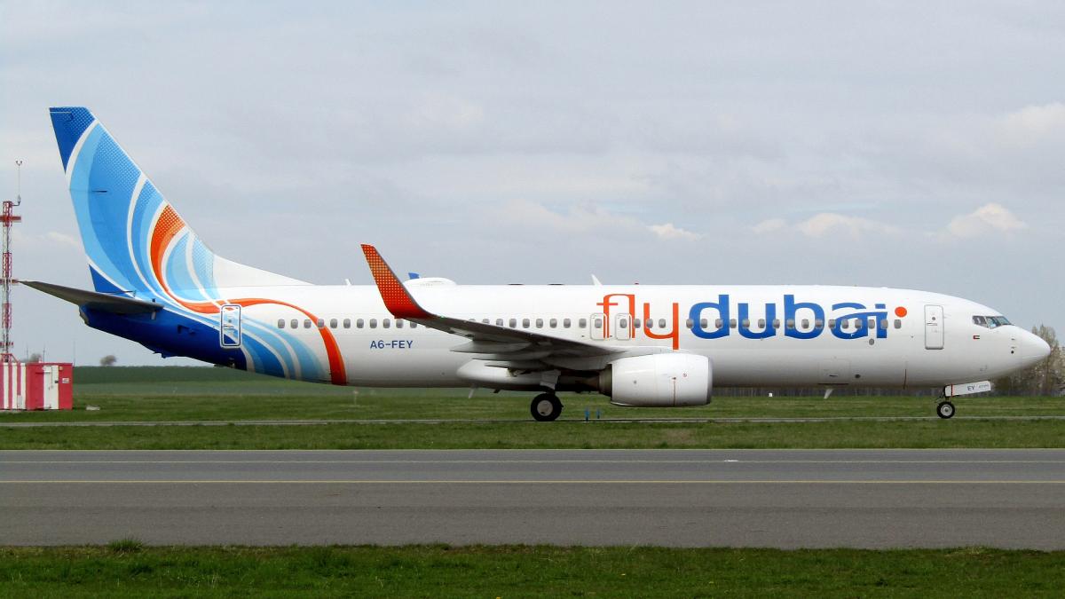 Boeing 737-800, flydubai, PRG Boeing 737-800, flydubai, PRG