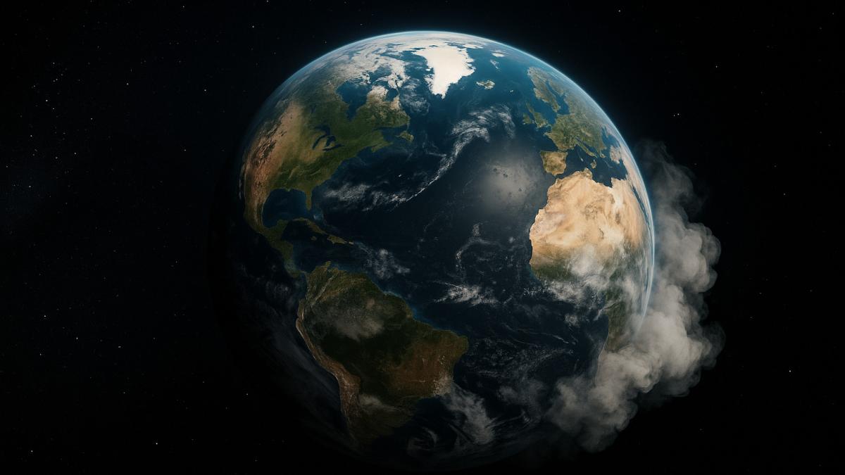 Потемнение Земли из космоса Потемнение Земли из космоса