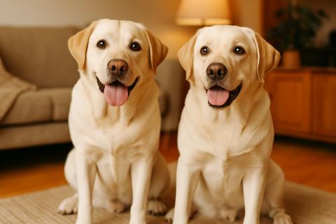 Лабрадоры признаны подходящими для семей с детьми