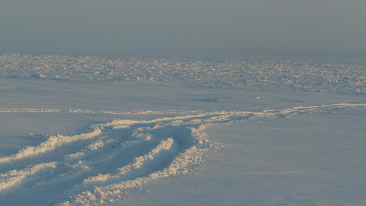 Зимник, Ледовая переправа через реку Лена, Покровск 29.12.2025