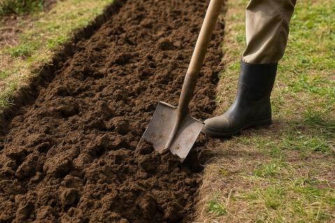 Перекопка почвы