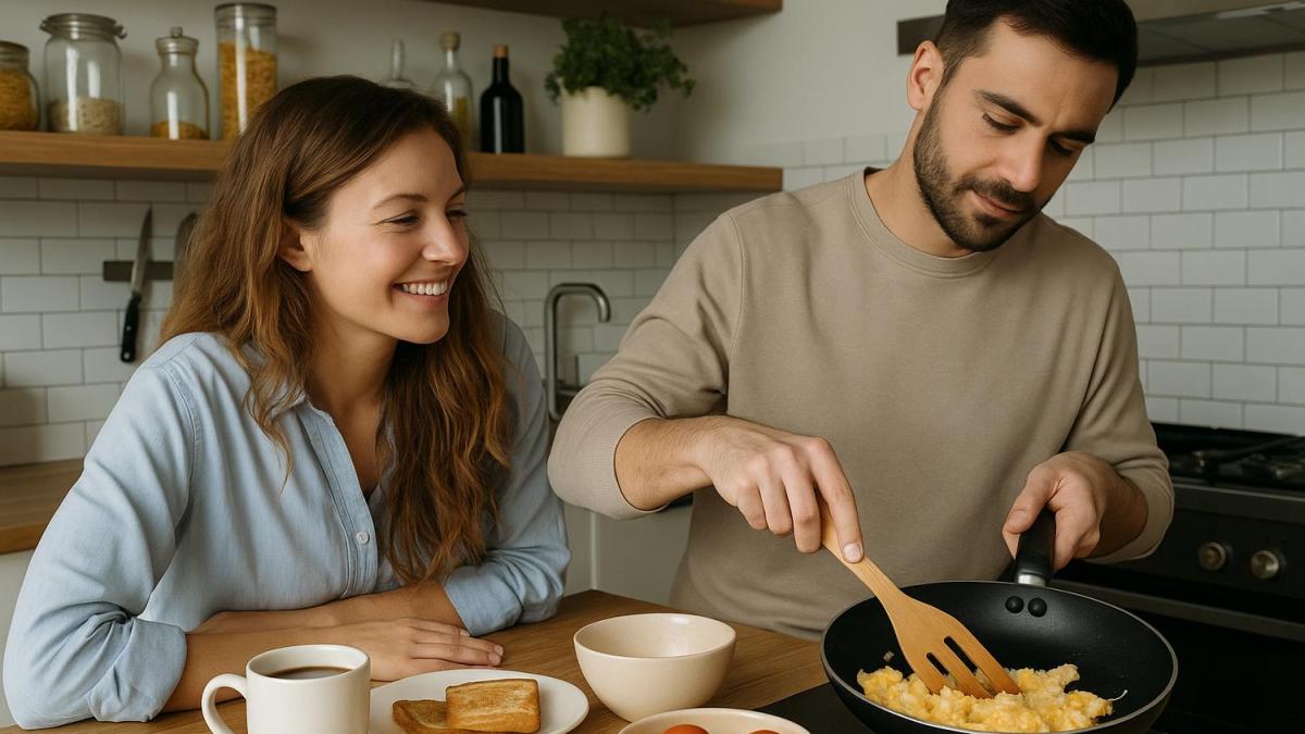 Завтрак в уютной кухне Завтрак в уютной кухне
