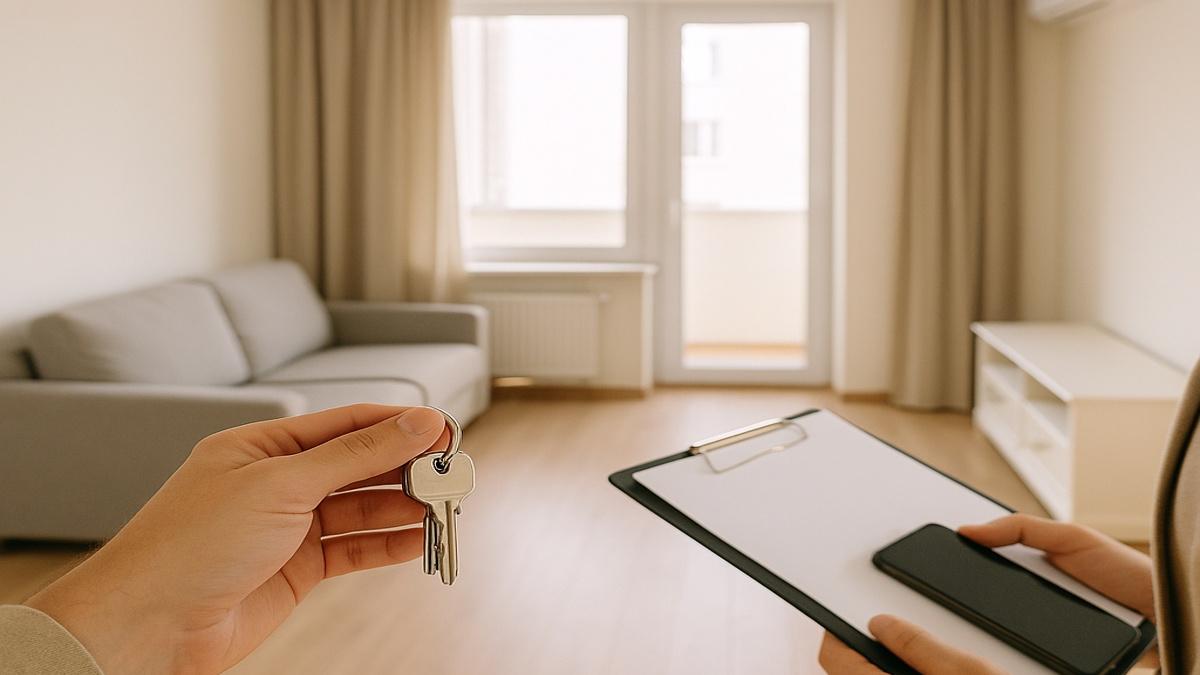 Передача ключей квартира