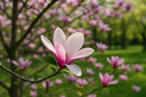 Магнолия в ландшафтном дизайне: декоративность и теневая функция — The Gardening