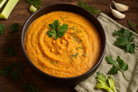 Фитнес-тренеры рекомендуют пюре из чечевицы как сытный и лёгкий вариант растительного ужина