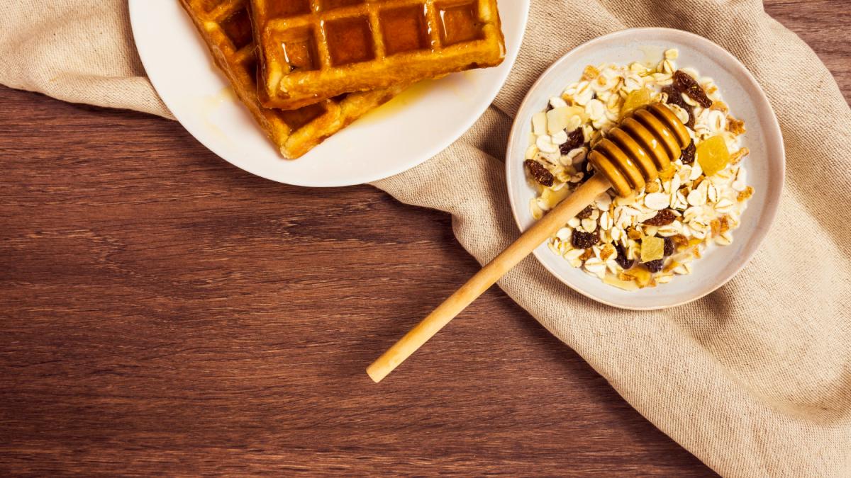 Вафли с медом