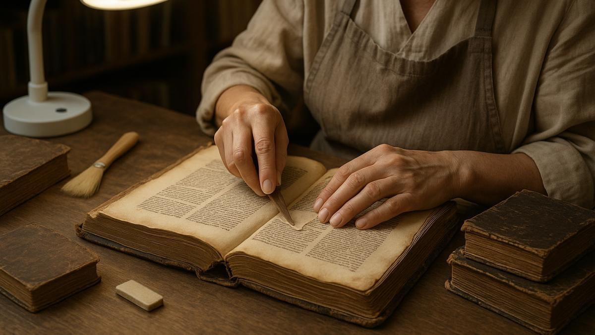 реставрация старых книг