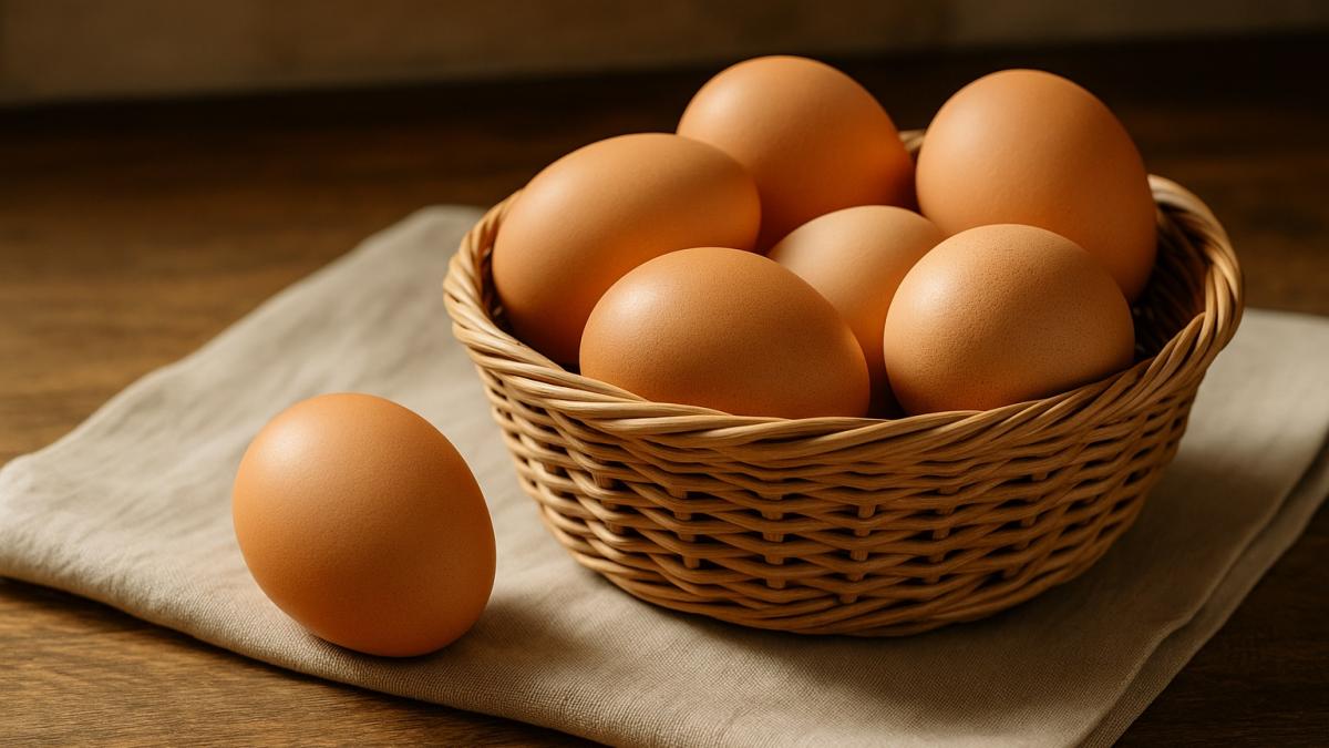 Корзина с яйцами Корзина с яйцами