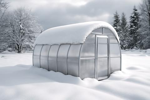 Зимняя теплица подходит для хранения саженцев при плюсовой температуре — Огород