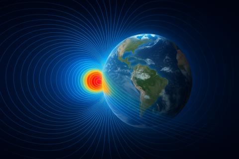 Магнитная аномалия угрожает спутникам и МКС — исследование Physics of the Earth