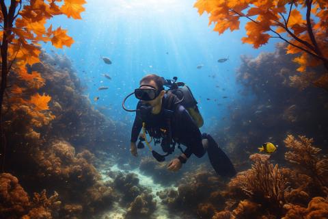 Эксперты DiveRightIn Scuba: осенью вода становится прозрачнее и комфортнее для дайвинга