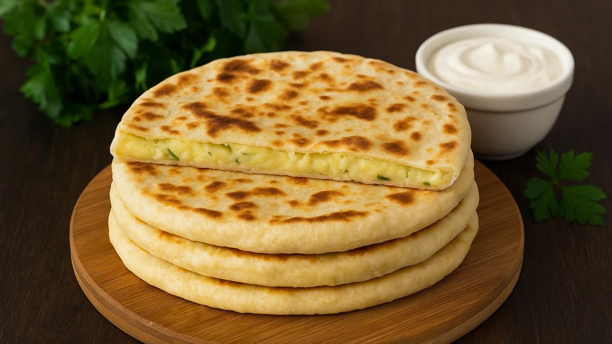 Хычины с картофелем и сыром Хычины с картофелем и сыром