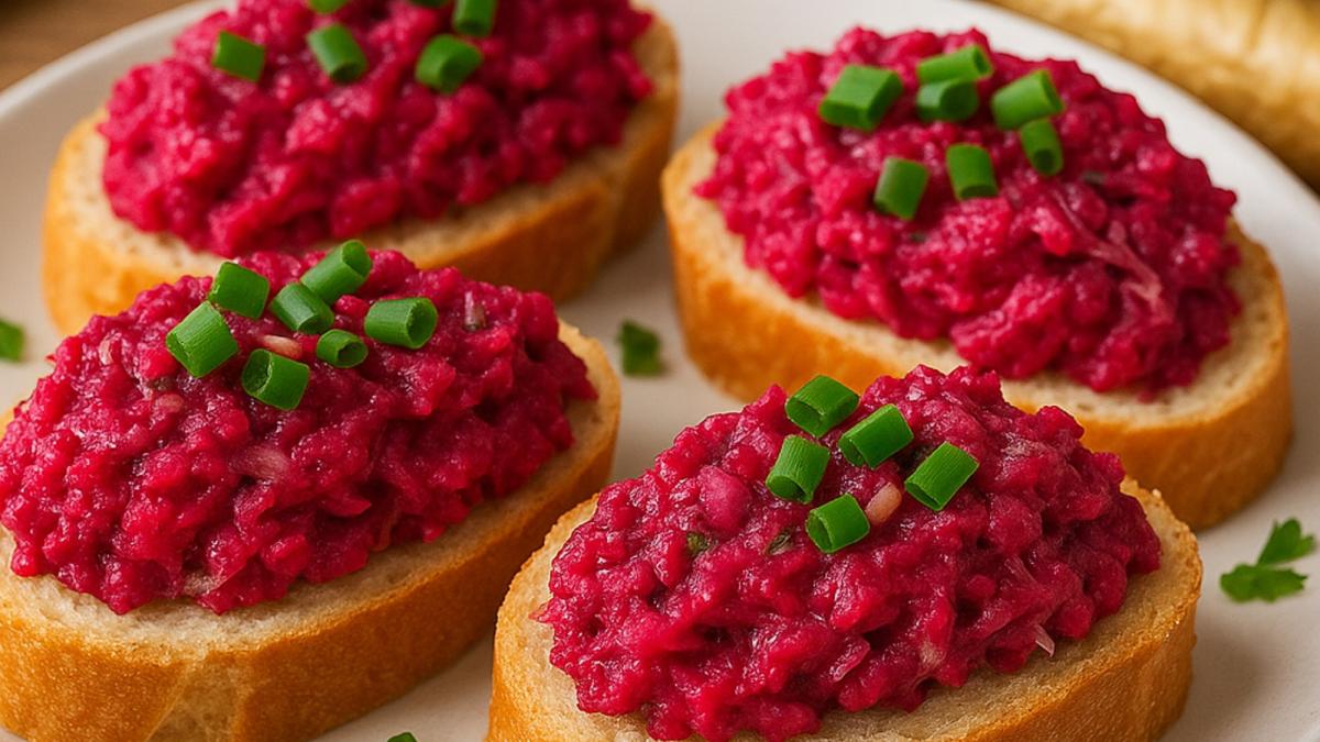 Свекольная рыбная намазка