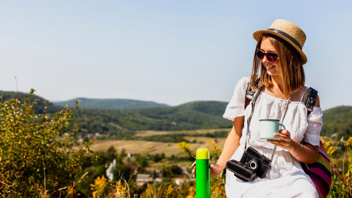 Девушка на отдыхе