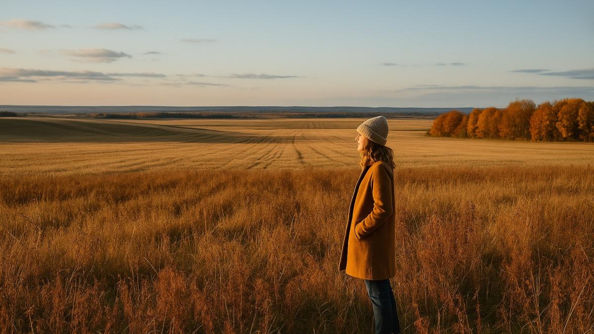 Осенние поля и тишина простора Осенние поля и тишина простора