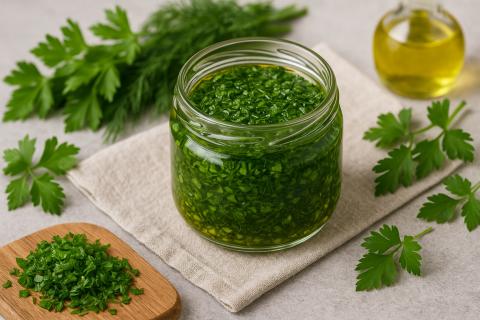 Кулинары: заготовка зелени в масле помогает сохранить вкус и аромат лета зимой