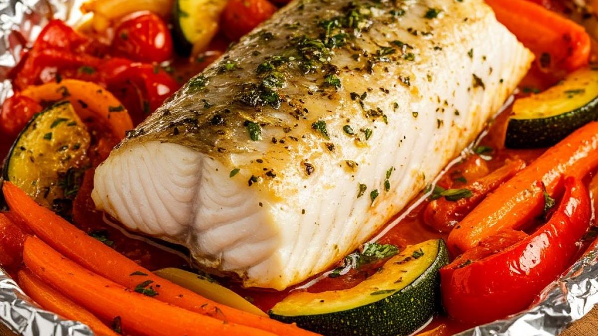 Рыба с овощами