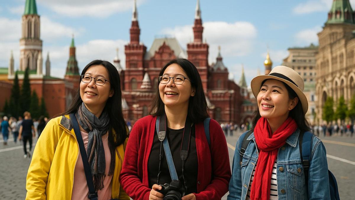 Китайские туристы Китайские туристы