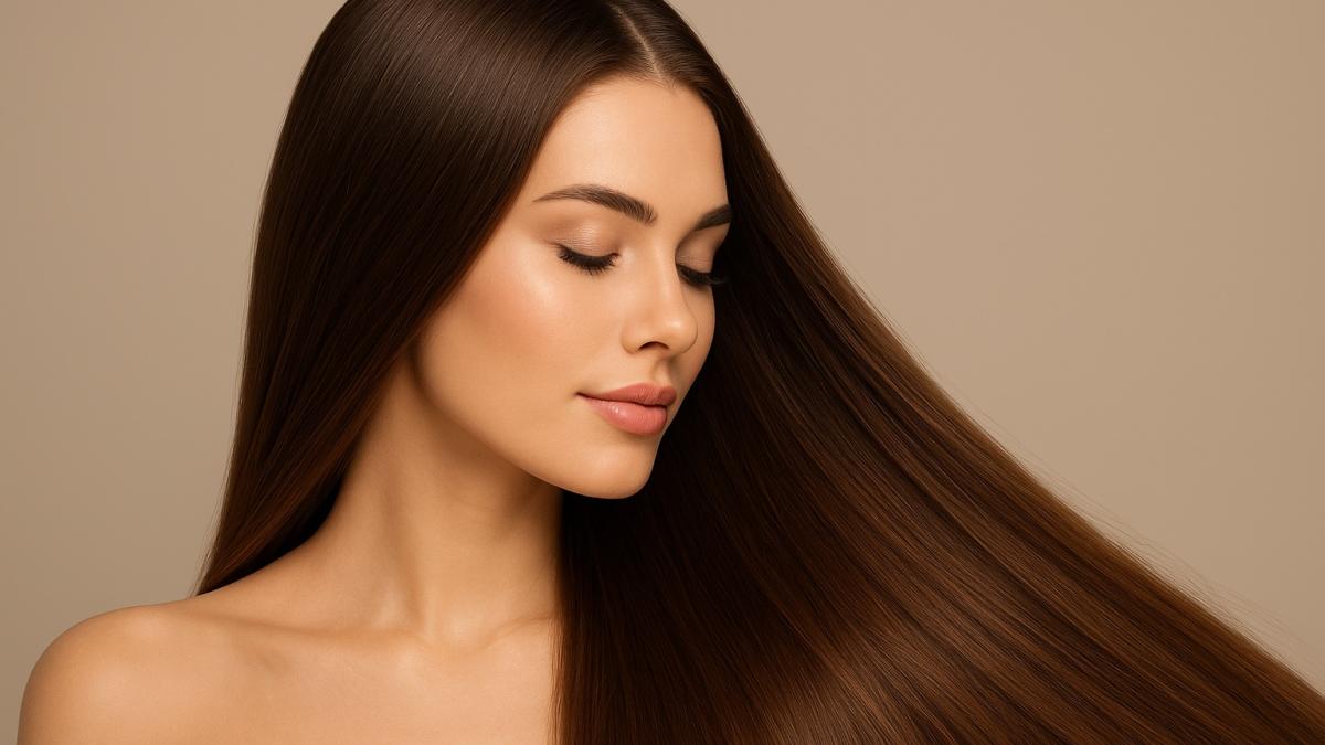 Девушка с длинными волосами