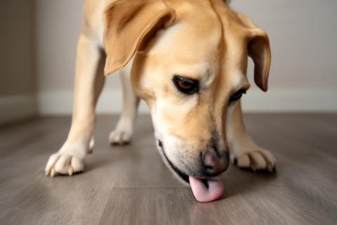 Раненый пёс пришёл к спасателям и остался у них жить