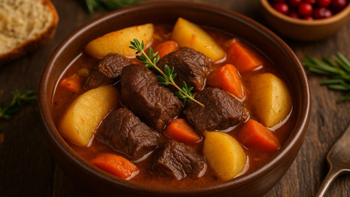 Рагу из дикого мяса с картофелем Рагу из дикого мяса с картофелем