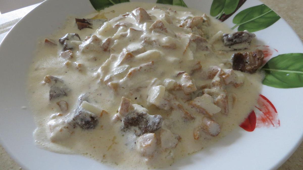 Свинина в сливочном соусе