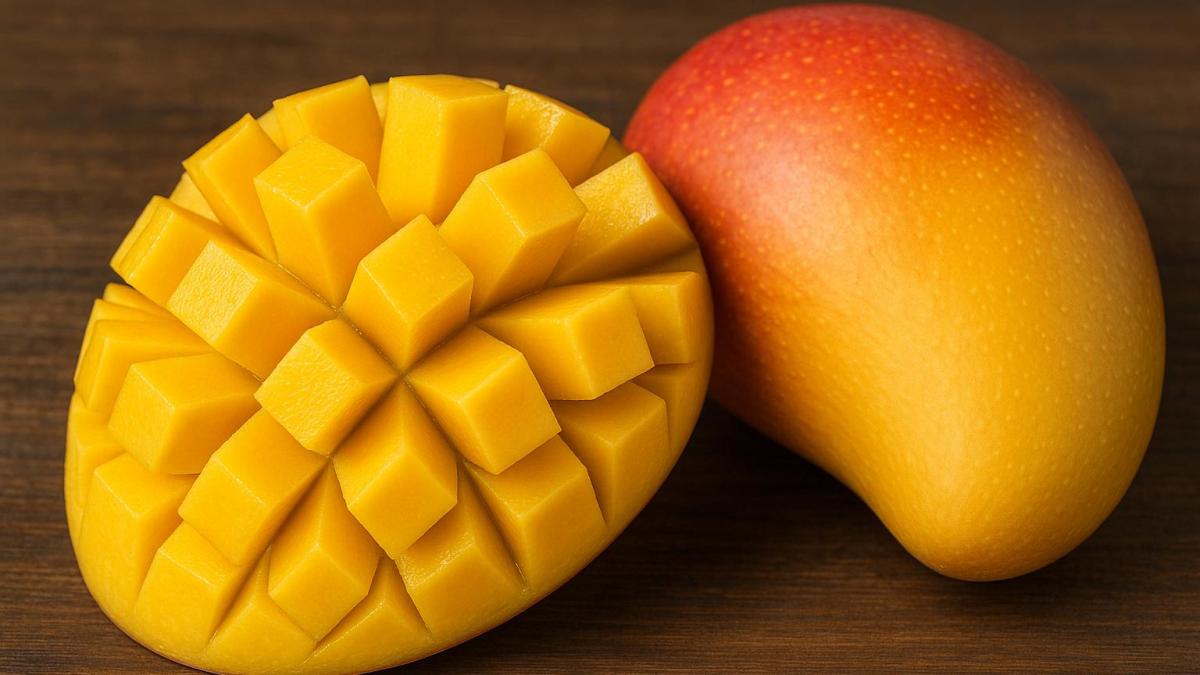 Разрезанное манго Разрезанное манго