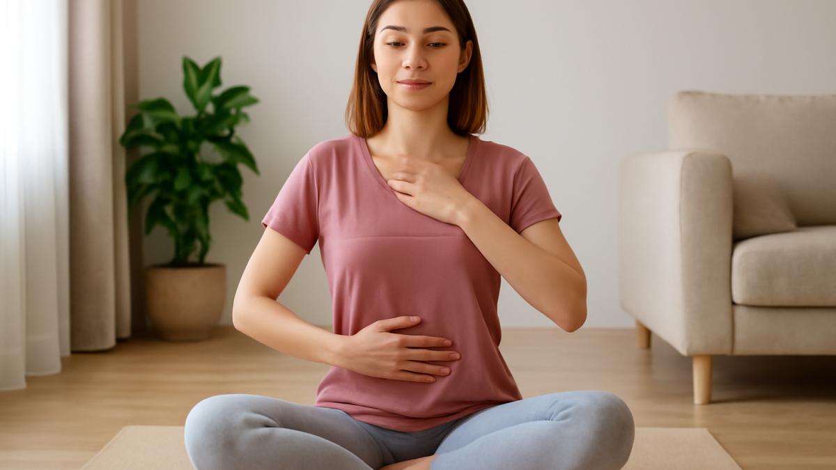 Практика дыхания в спокойной обстановке