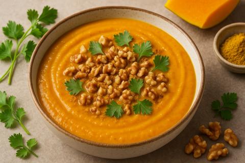 Эксперты по здоровому питанию: тыквенный суп-пюре сочетает мягкий вкус, пользу и уют домашней кухни