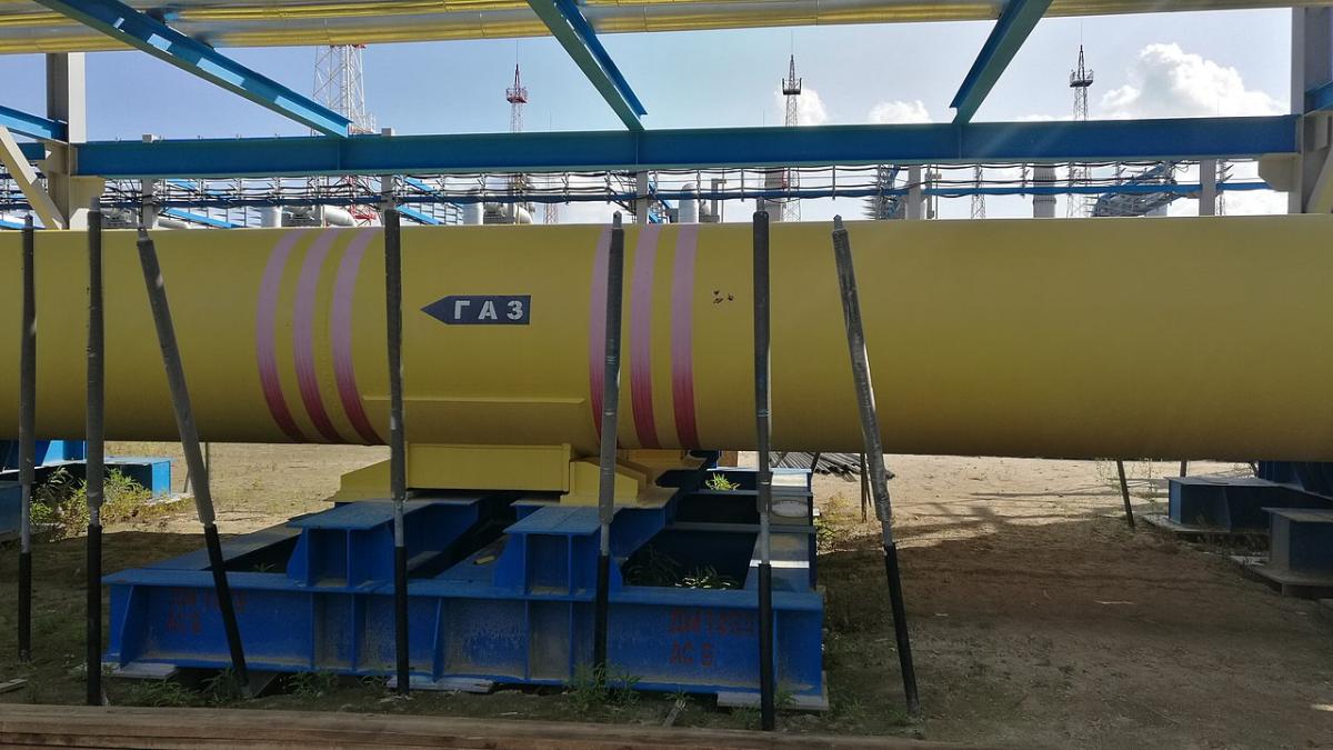 Газопровод, Якутия, Россия Газопровод, Якутия, Россия