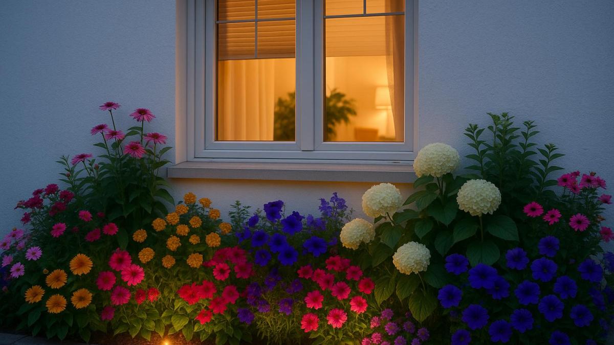 Цветник под окном