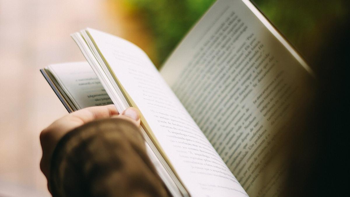 Человек читает книгу Человек читает книгу