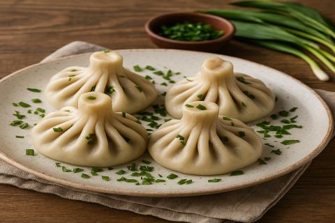 Черемша в хинкали заменяет репчатый лук и улучшает аромат мясной начинки — повара