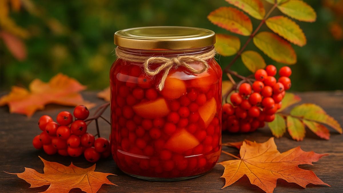 Варенье из рябины с яблоками
