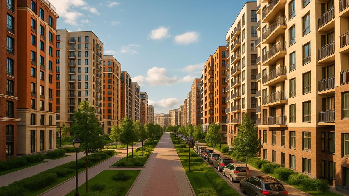 Современный жилой район Москвы