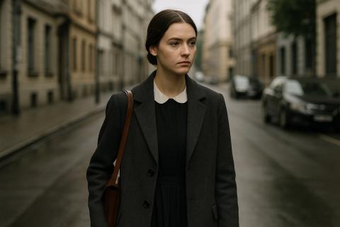 Лён, хлопок и архитектурные силуэты — базовые элементы образа Джейн Эйр XXI века
