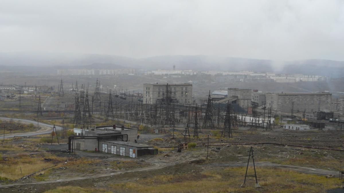 Вид на город Заполярный Вид на город Заполярный