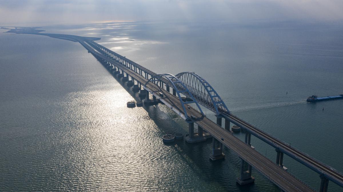 Крымский мост 21 декабря 2019 года Крымский мост 21 декабря 2019 года