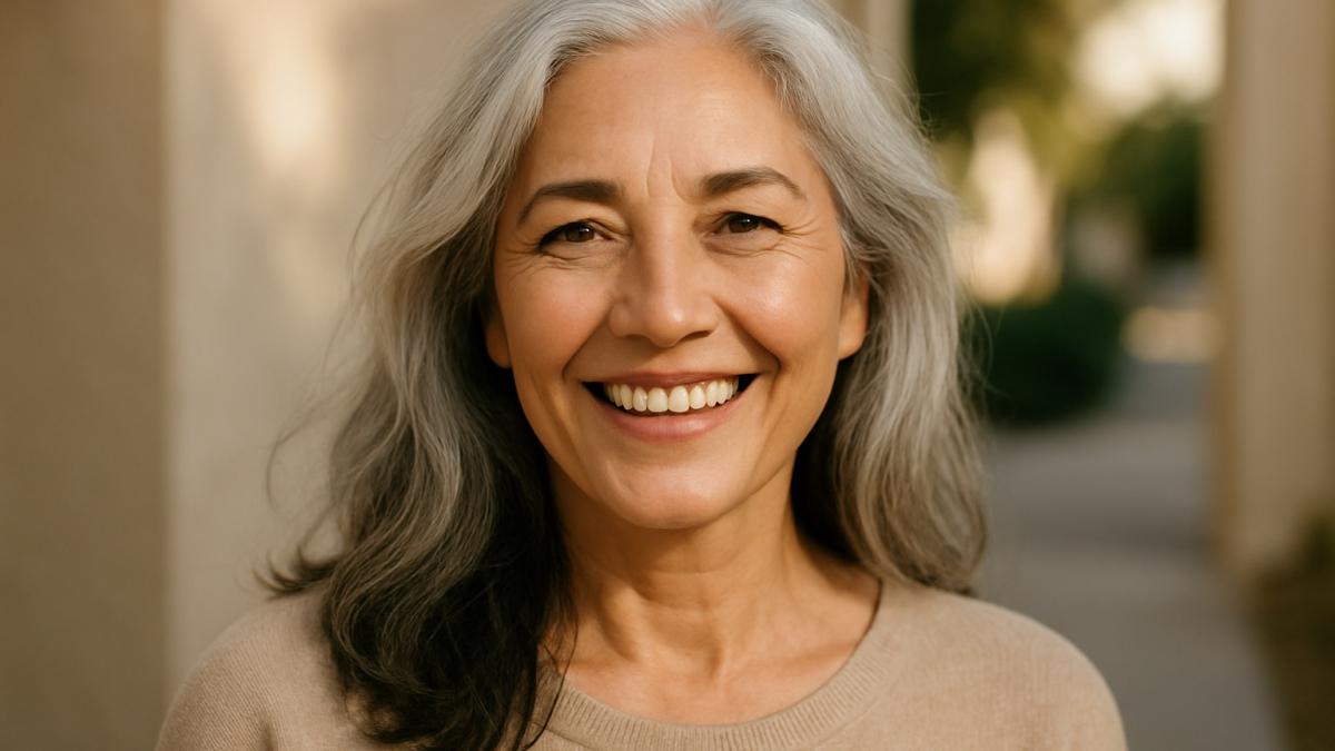 Красота зрелости и седины Красота зрелости и седины