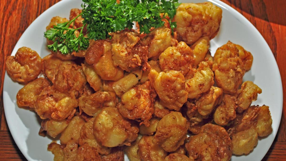 Креветки в кляре