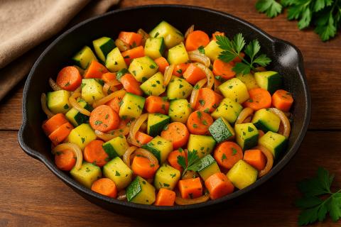 Эксперты по питанию: соте из кабачков и моркови улучшает пищеварение