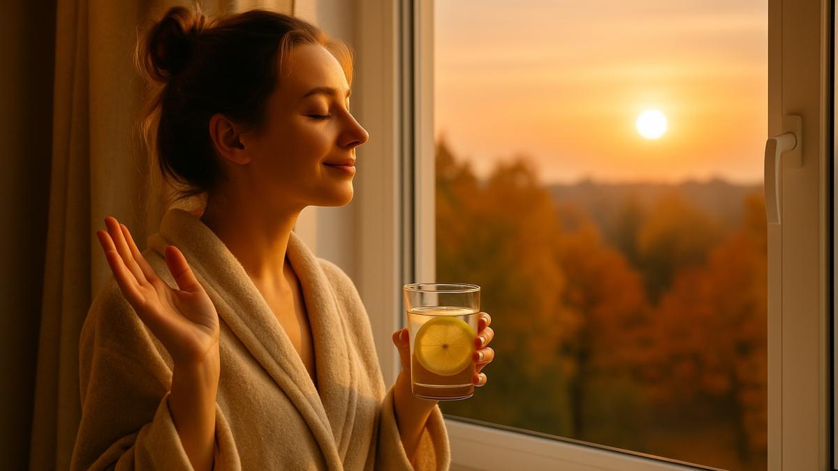 Утро с лимоном и мягким светом Утро с лимоном и мягким светом