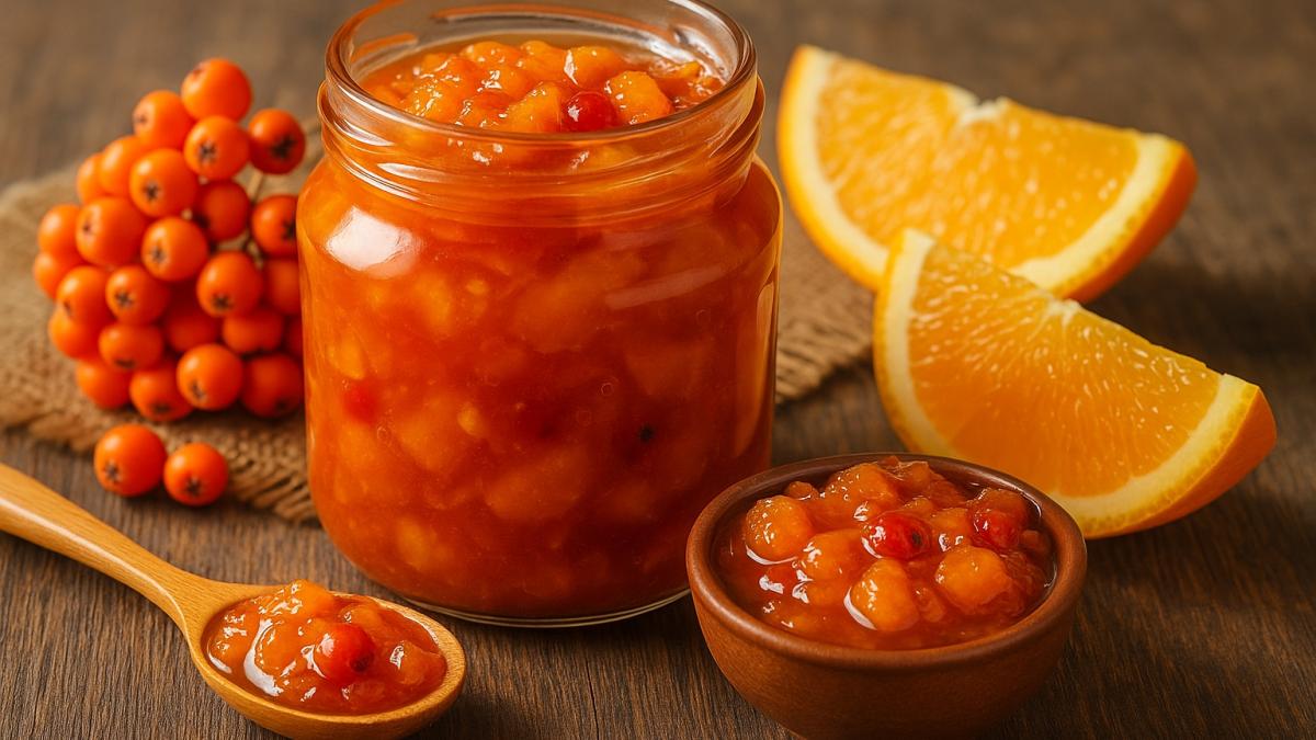 Джем из рябины с апельсином